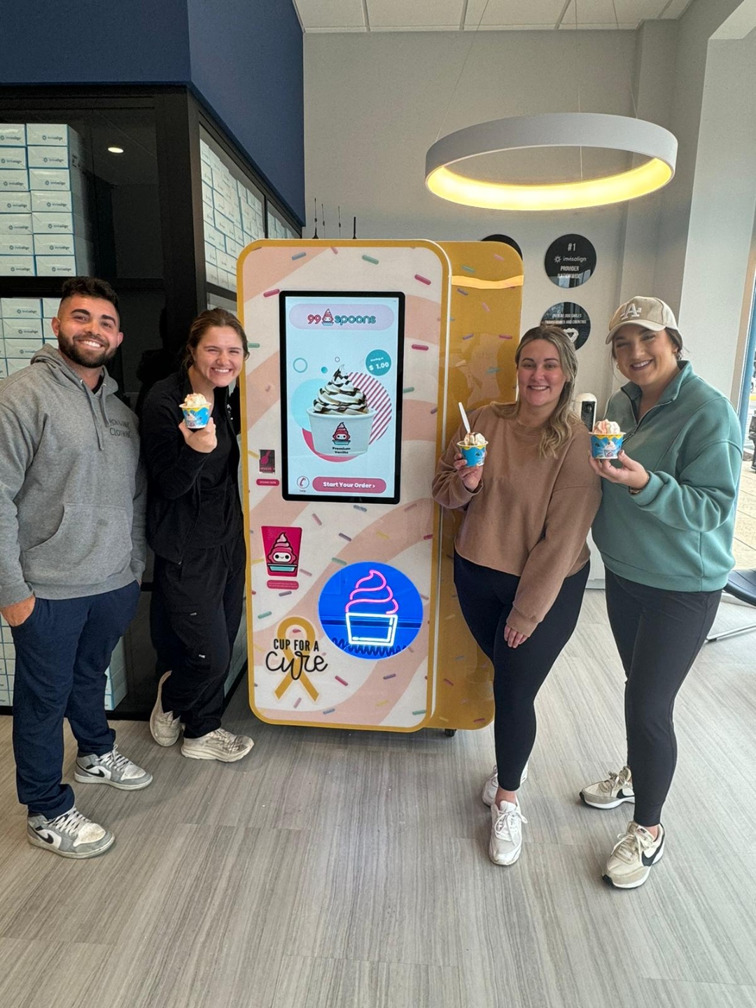 Cup for a Cure — dental office charity brand